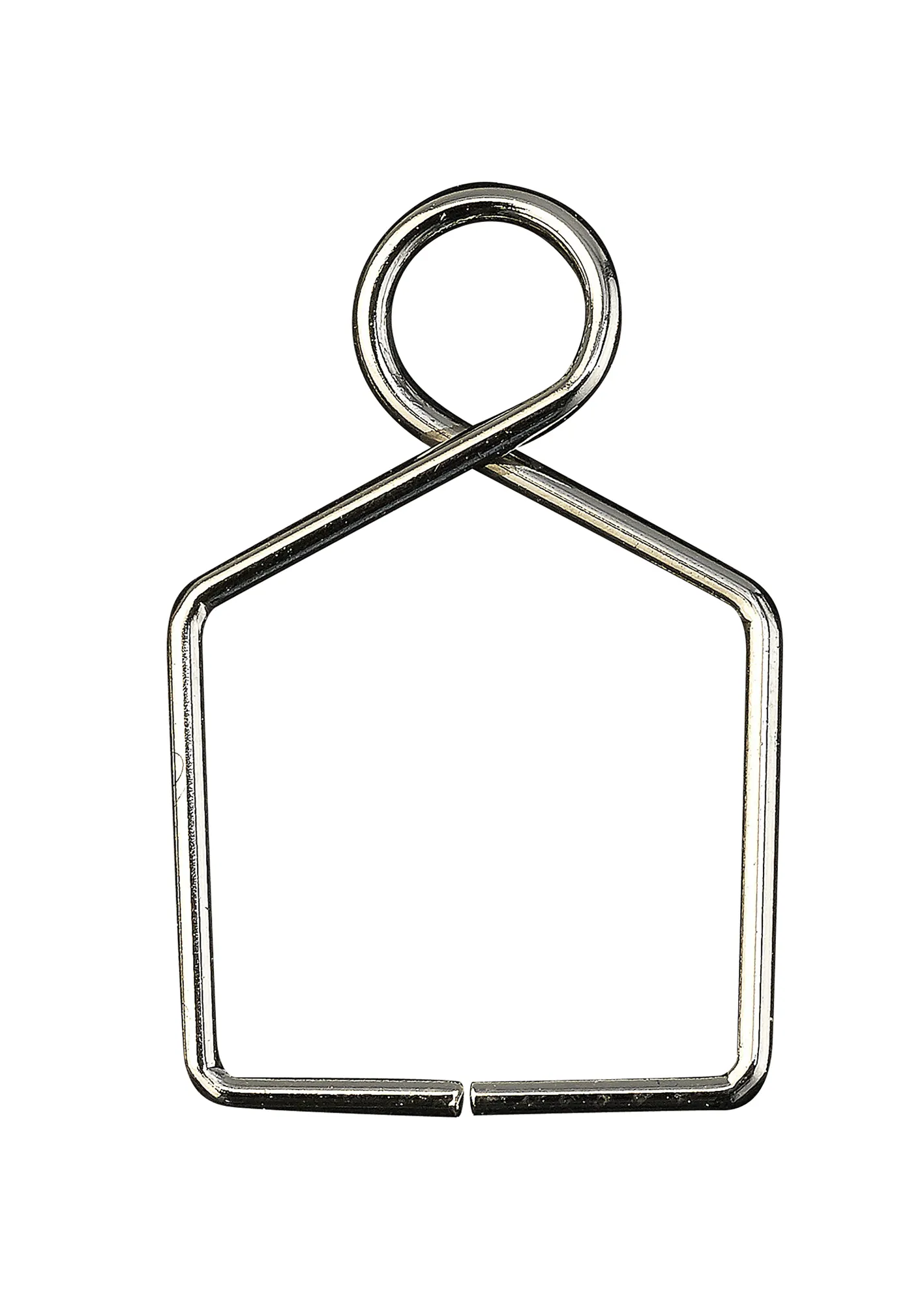 Square Claw Link 12X18mm Chrome C90073  Diyas Crystal Link